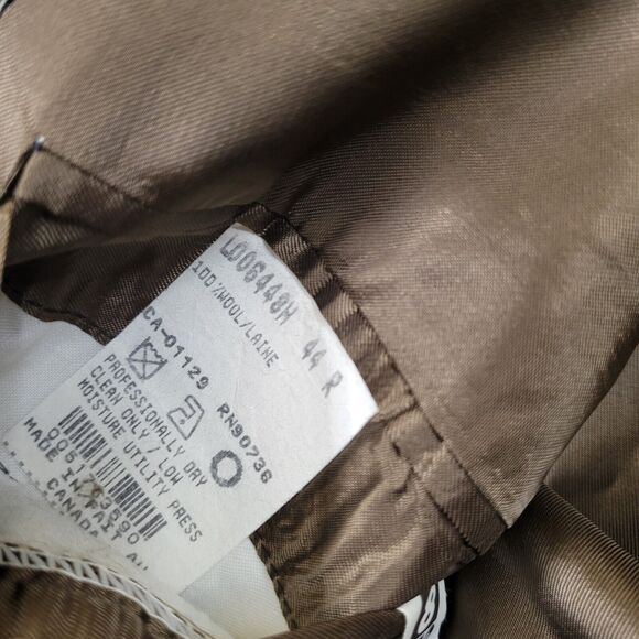 Vintage Chaps Ralph Lauren Mens 44 Two Button Blazer Wool Sport Coat Jacket - Picture 10 of 13